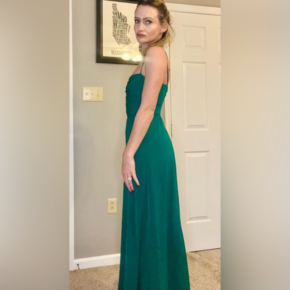 🌿Abercrombie & Fitch Emerson Crepe Midi Dress | Green | XS🌿 - Picture 10 of 11